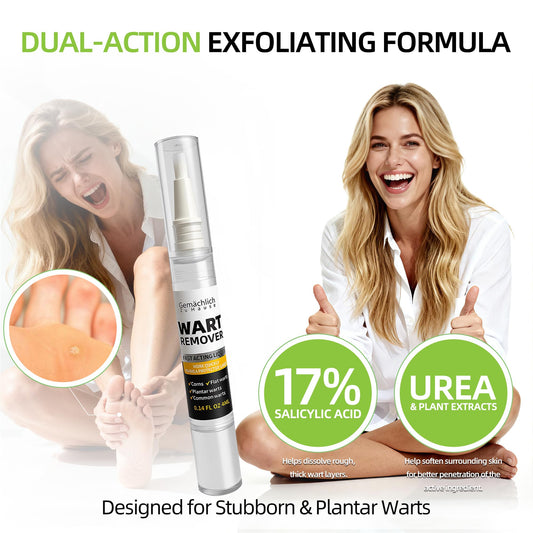 Geme4chlich Zu Hause 17% salicylic acid highlights a strong formula for softening.