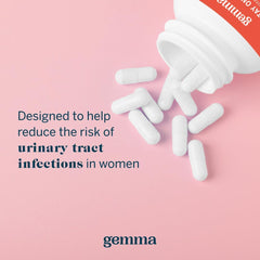 Gemma Stay On Tract D-Mannose capsules close-up for simple daily use.