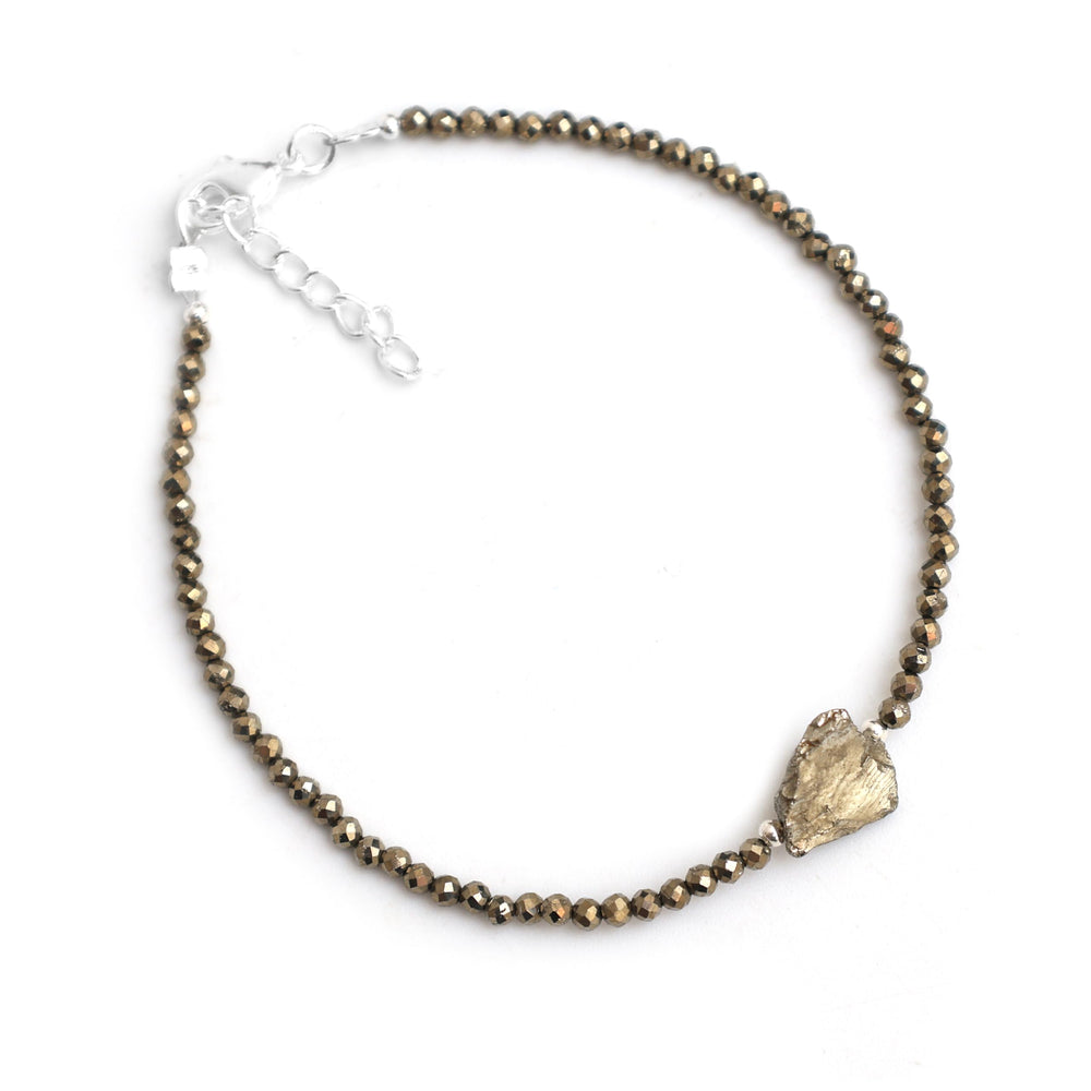 GEMPIRES NATURE’S TREASURE daily wear pyrite bracelet crafted for comfort and style