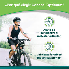Genacol Optimum 180 count bottle indicates a two month supply.