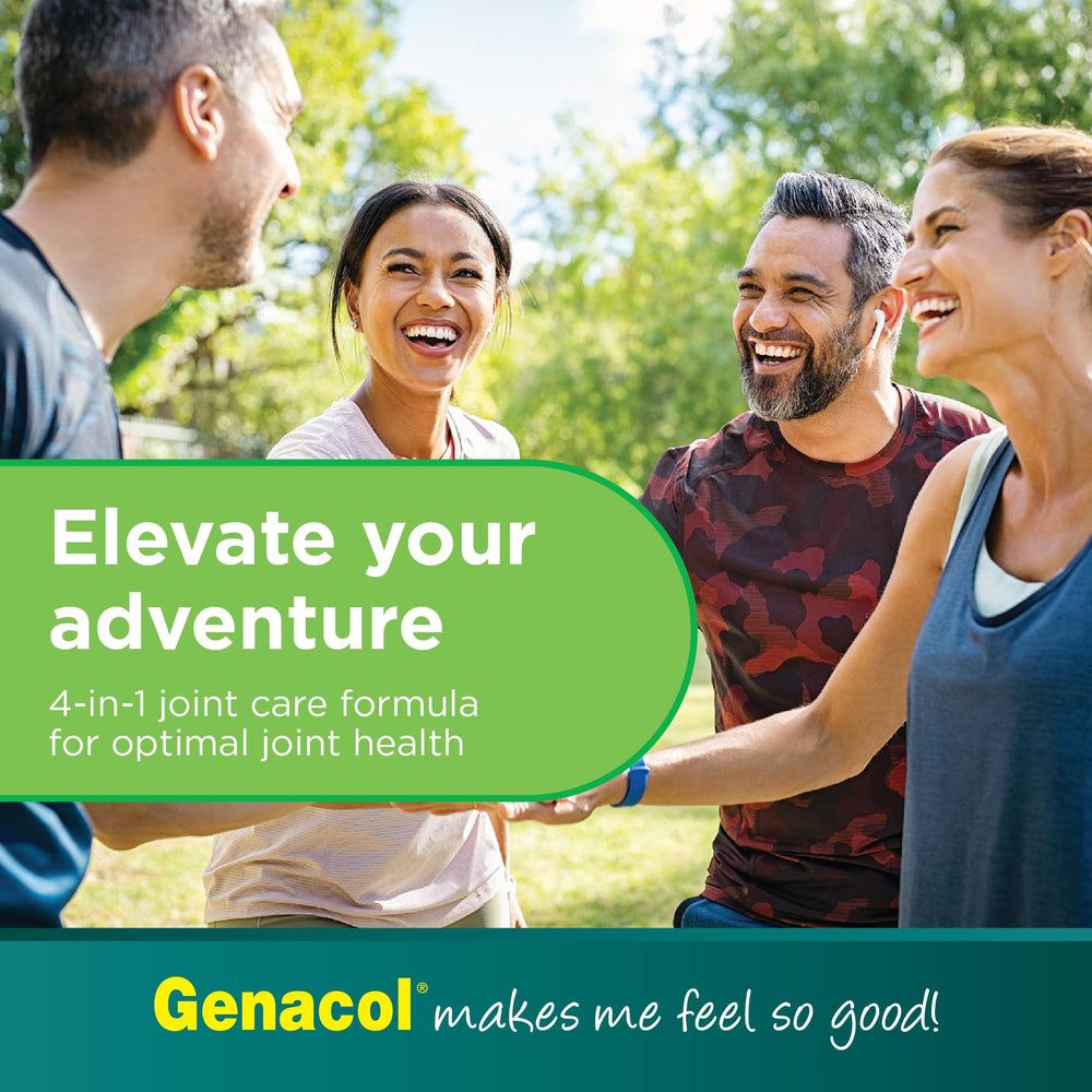 Genacol Optimum supports an active man during a run for smoother movement.