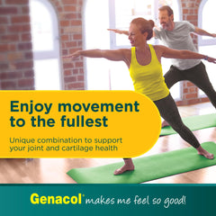 Genacol Plus 60-day supply packaging conveys long-term convenience