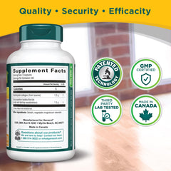 Genacol Plus closeup twist cap demonstrates convenient daily dosing