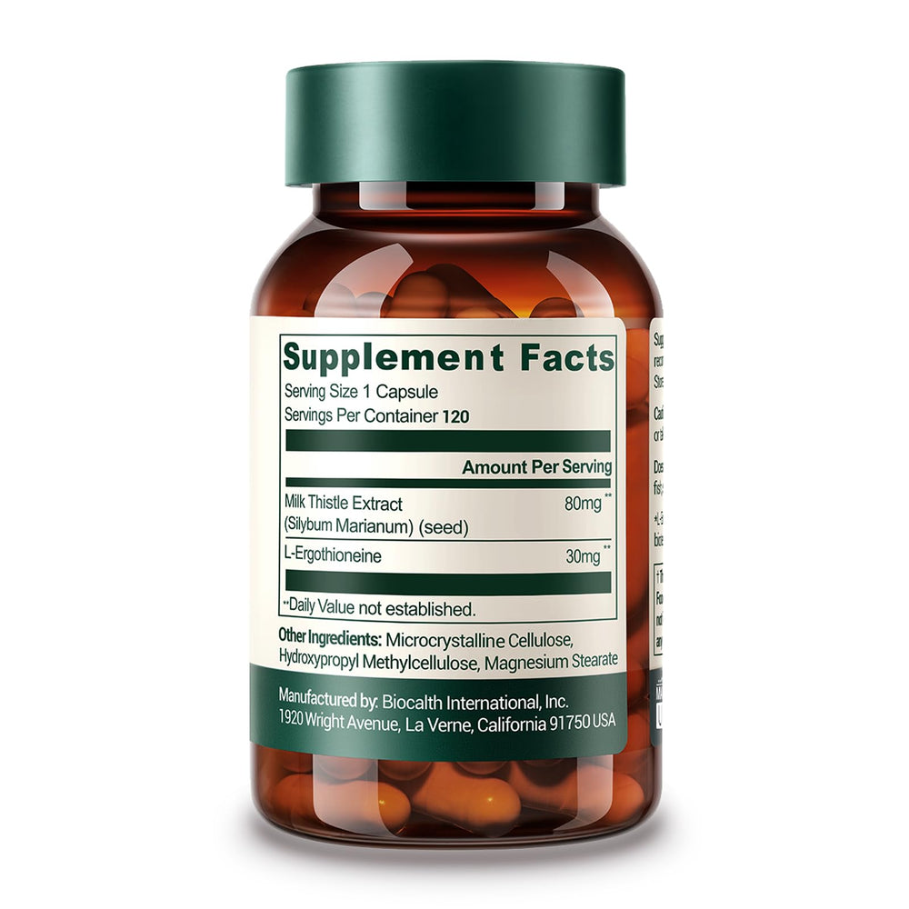GENEIII Ergothioneine capsules close-up highlighting purity and potency.