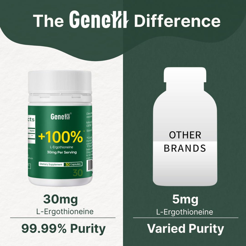 GENEIII ergothioneine immune-support themed image for everyday resilience.