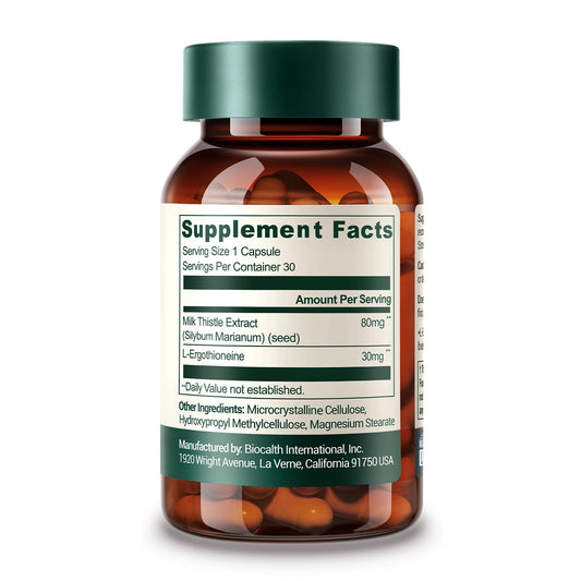 GENEIII L-Ergothioneine ingredient panel highlights purity and quality.
