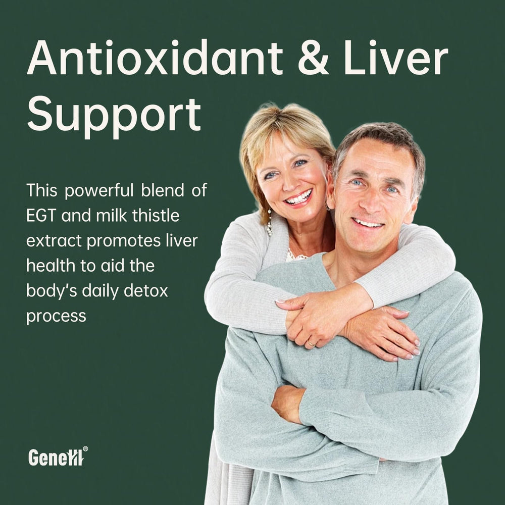 Liver health concept with Milk Thistle components and calm body imagery.