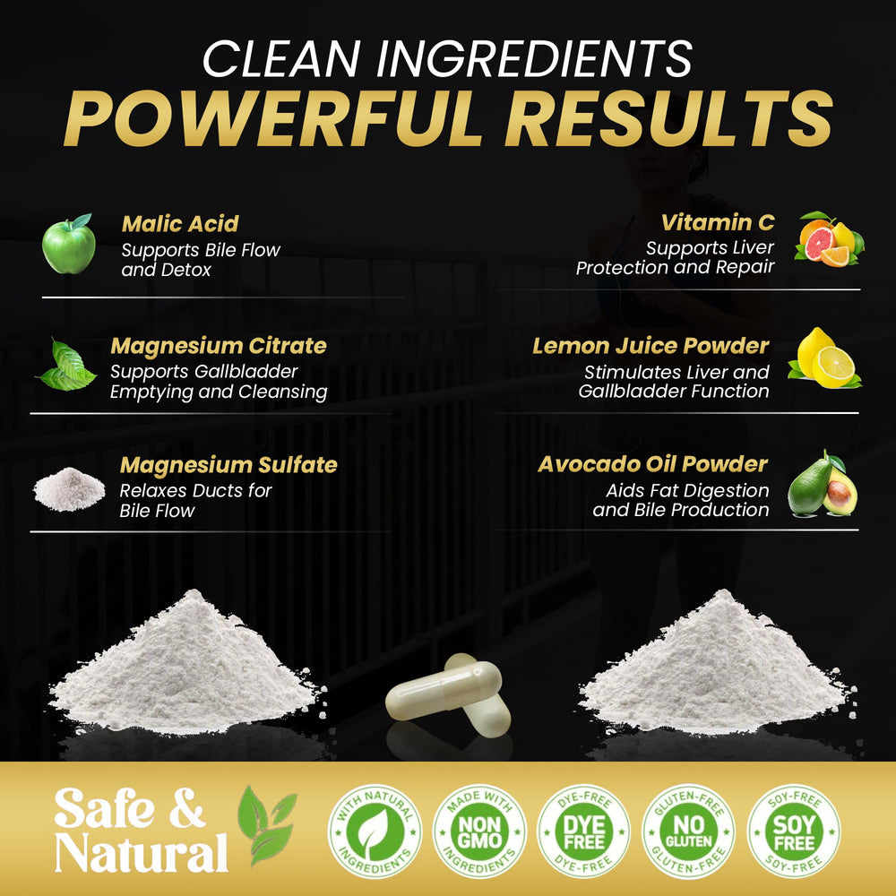 Geneomx lemon juice powder highlighting natural citrus detox support.
