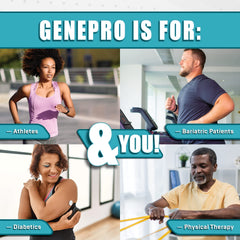 GENEPRO GEN. 3 lactose-free label shows a dairy-free option for sensitive diets