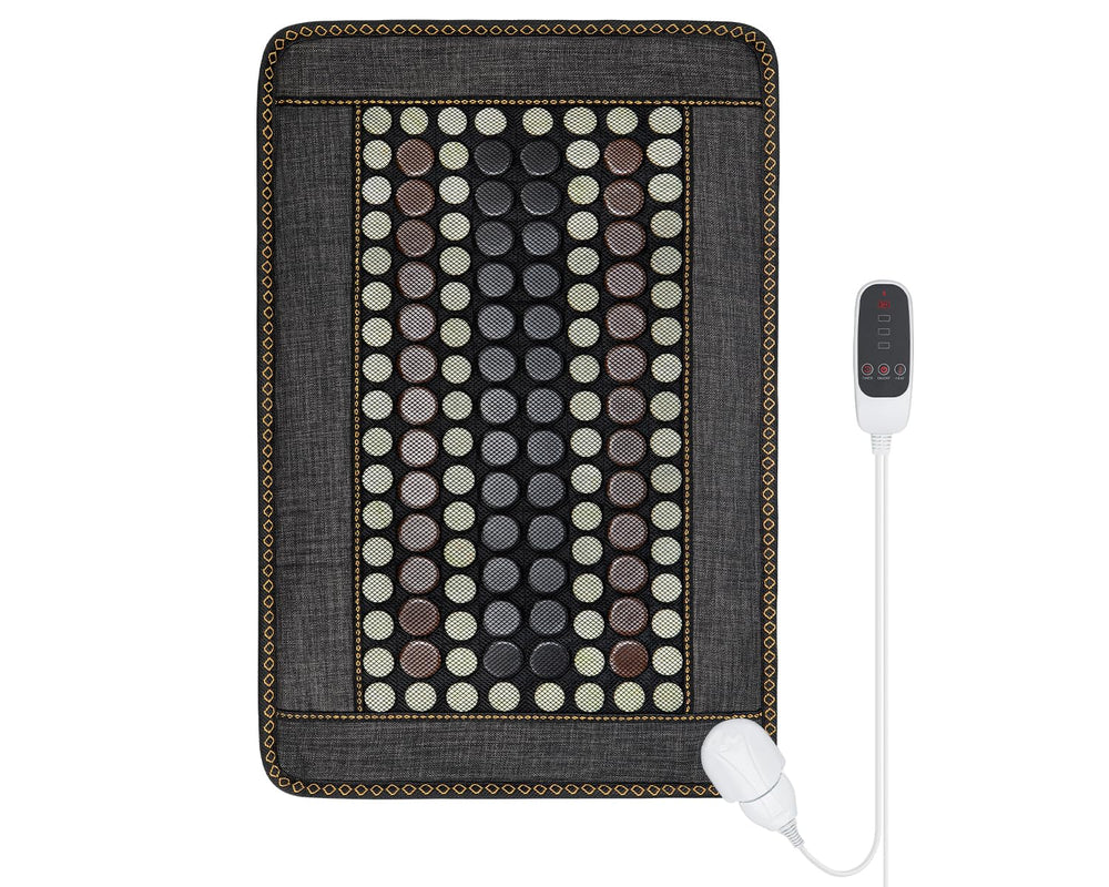 General Armor infrared heating pad provides broad back coverage for soothing warmth.