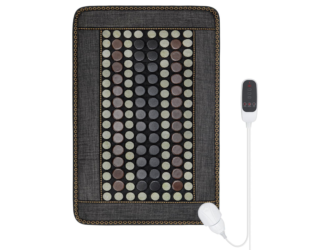 General Armor infrared heating pad provides broad back coverage for soothing warmth.