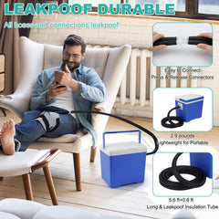 General Armor portable therapy machine shows easy mobility for home use.