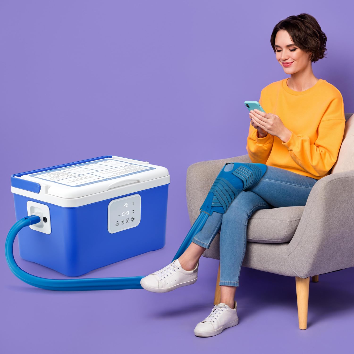 GENERAL ARMOR programmable cold therapy machine for knee relief and recovery