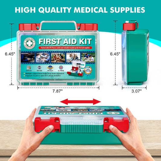 General Medi case with clear compartments demonstrating organized storage