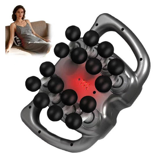 Generic 16-Drive 8-Head Massage Gun front view shows powerful percussion for deep tissue relief.