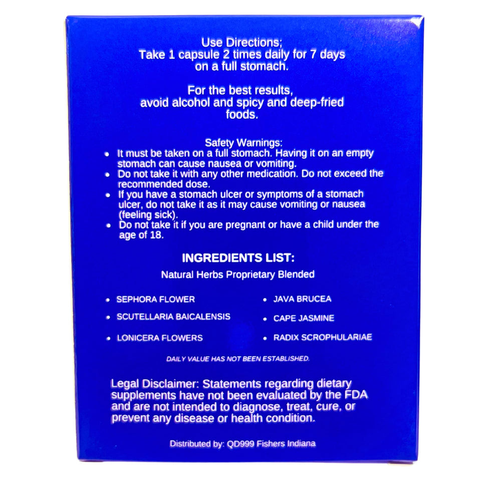 Generic 7Days hemorrhoid detox formula quality seal emphasizes safety and compliance.