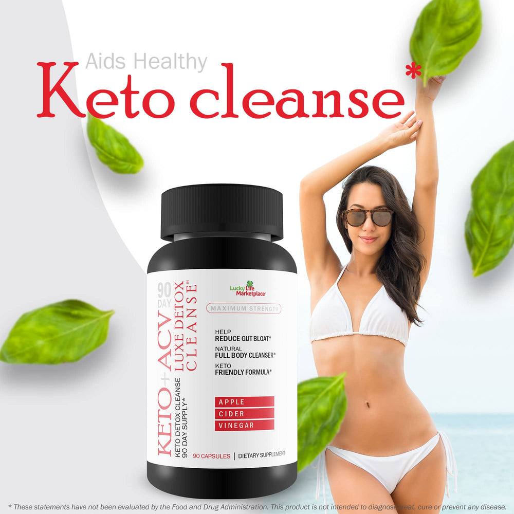 Generic 90 Day Keto ACV Luxe Pack shows long-term plan for regular digestion.