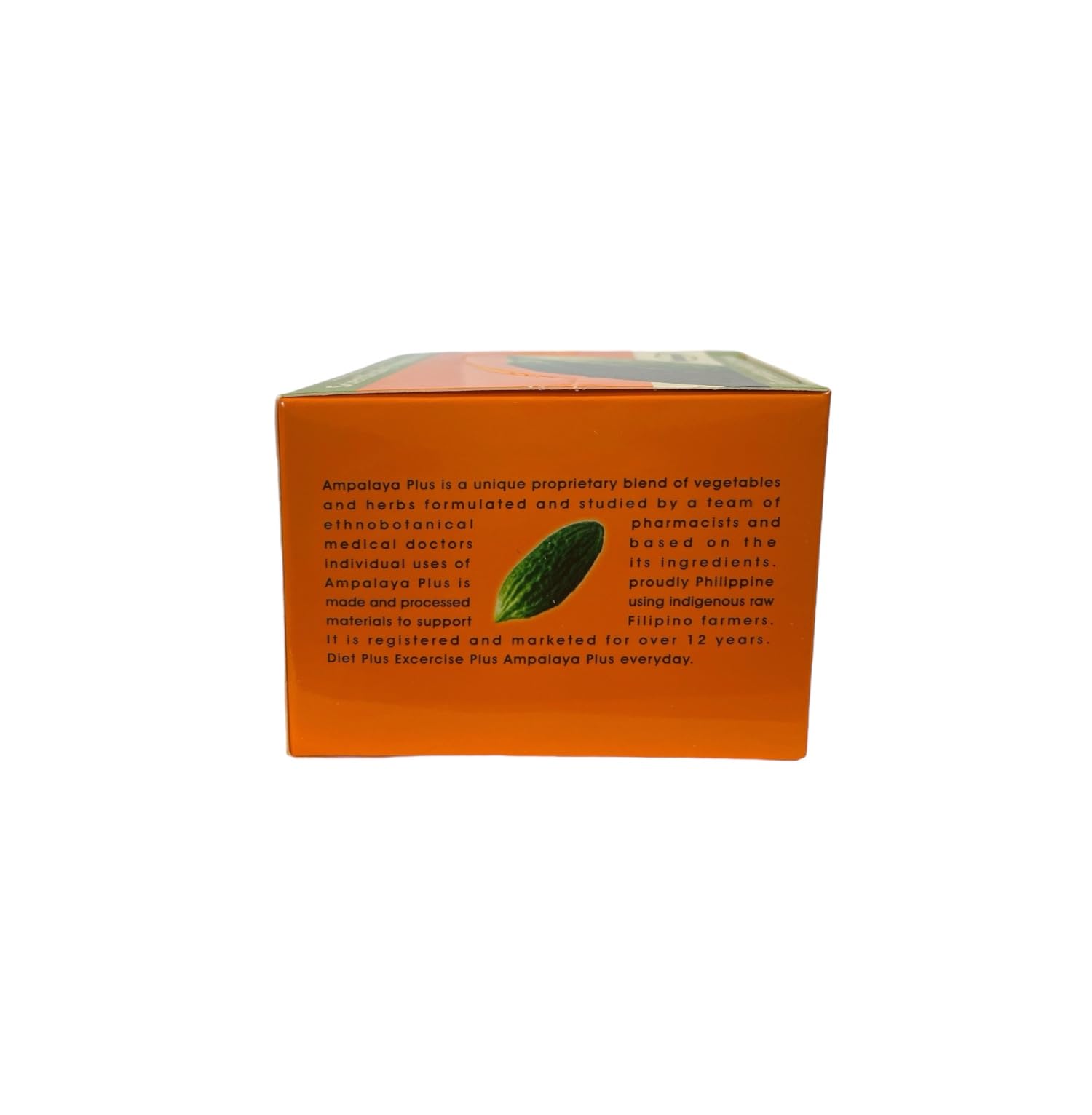 Ingredients overview showing Banaba, Turmeric, and Bittermelon used in Ampalaya Plus.