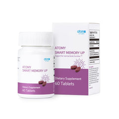 Generic Atomy Smart Memory Up grape-blueberry bottle front highlights plant-based formulation