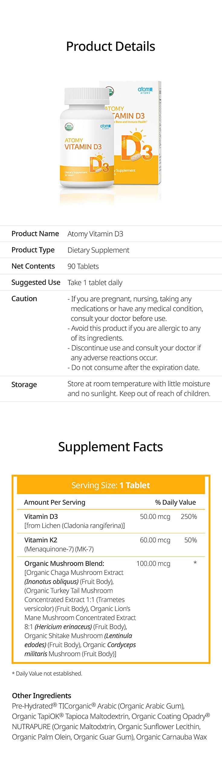 Vitamin K2 included for potential synergy with D3