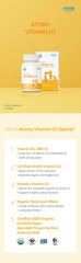 Atomy Vitamin D3 tablets ready for daily use