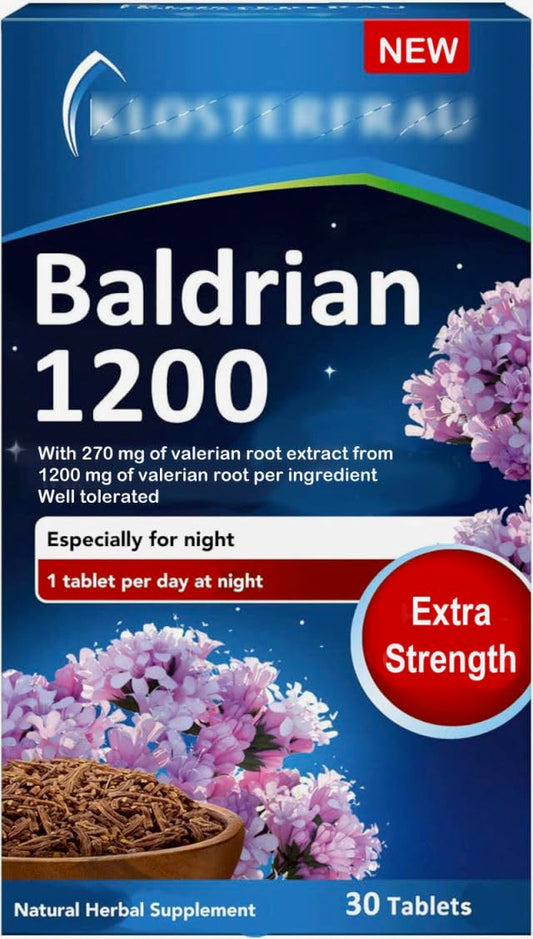 Generic Baldrian 1200 package front for nightly relaxation.
