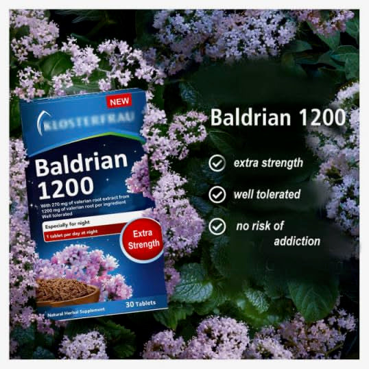 Generic Baldrian 1200 vegan lactose-free icon indicating allergy-friendly option.