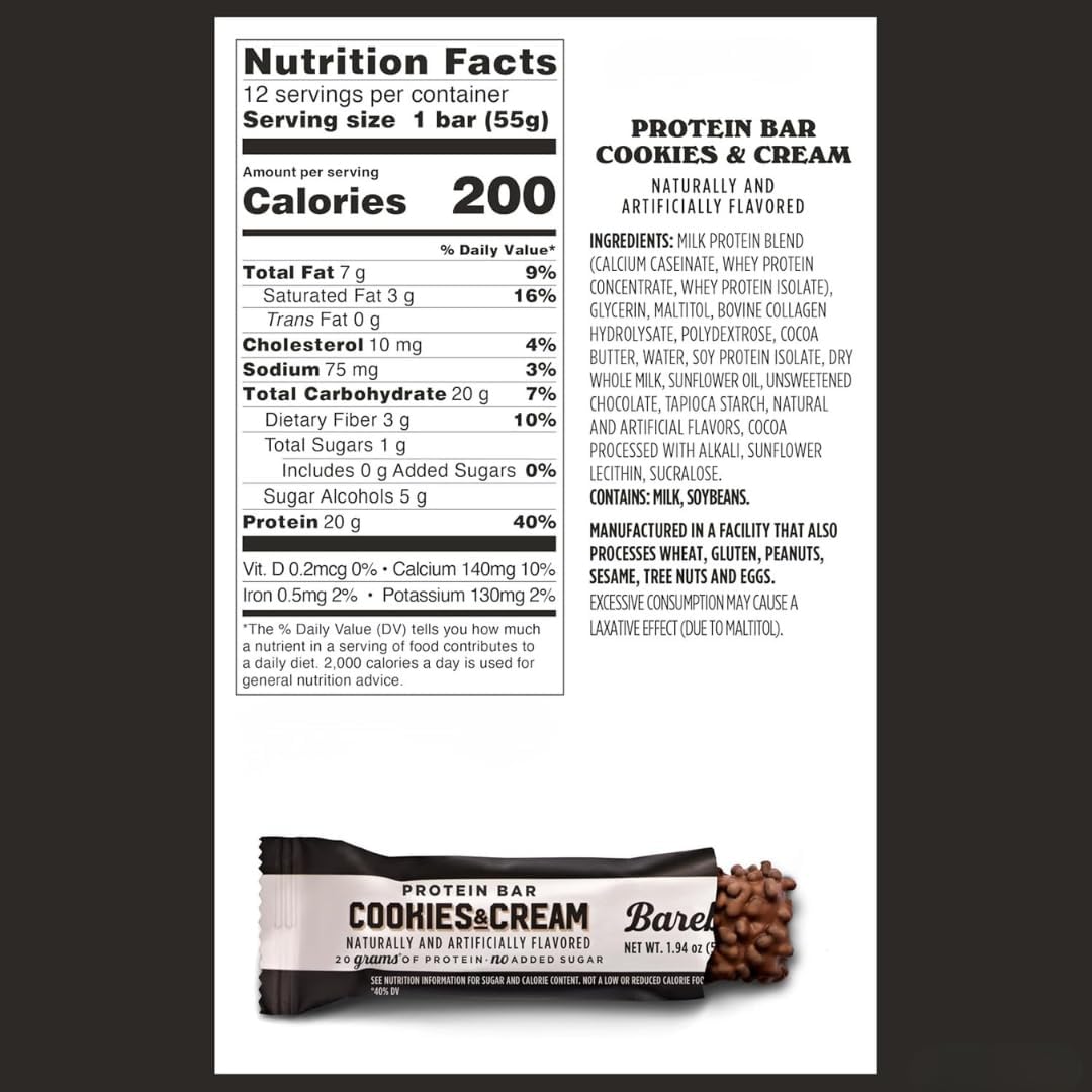 BarebeIIs bars in wrappers showing the 10-flavor assortment.