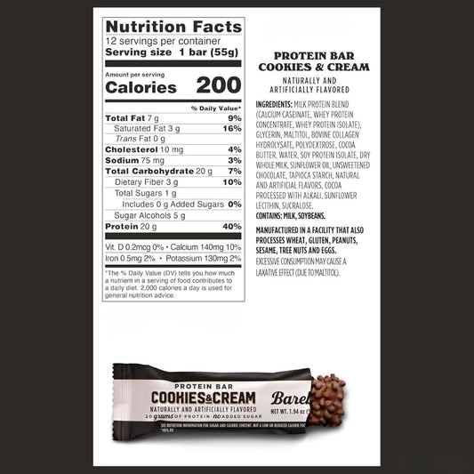 BarebeIIs bars in wrappers showing the 10-flavor assortment.