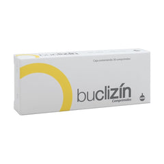 Generic Buclizin original bottle with capsules for daily vitamin support.