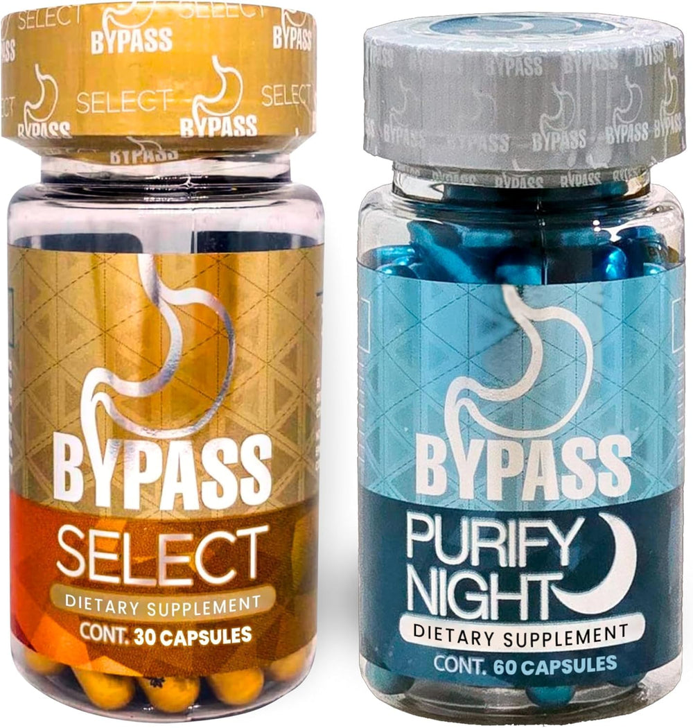 Generic Bypass Purify Night bottle—supports your evening routine with a convenient capsule.