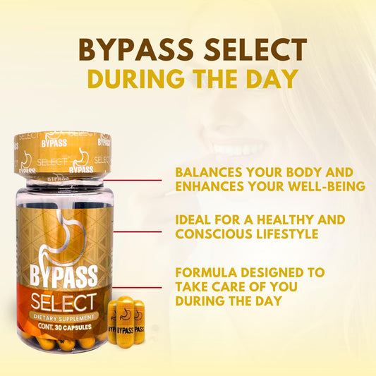 Generic Bypass Select capsules ready for a balanced wellness routine.