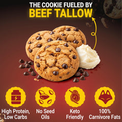 Generic Carnivore Cookies gym-bag scene, portable protein snack after training.