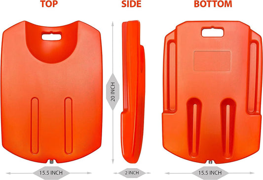 Generic CCDXD CPR Board with recessed head cup aiding airway access during resuscitation.