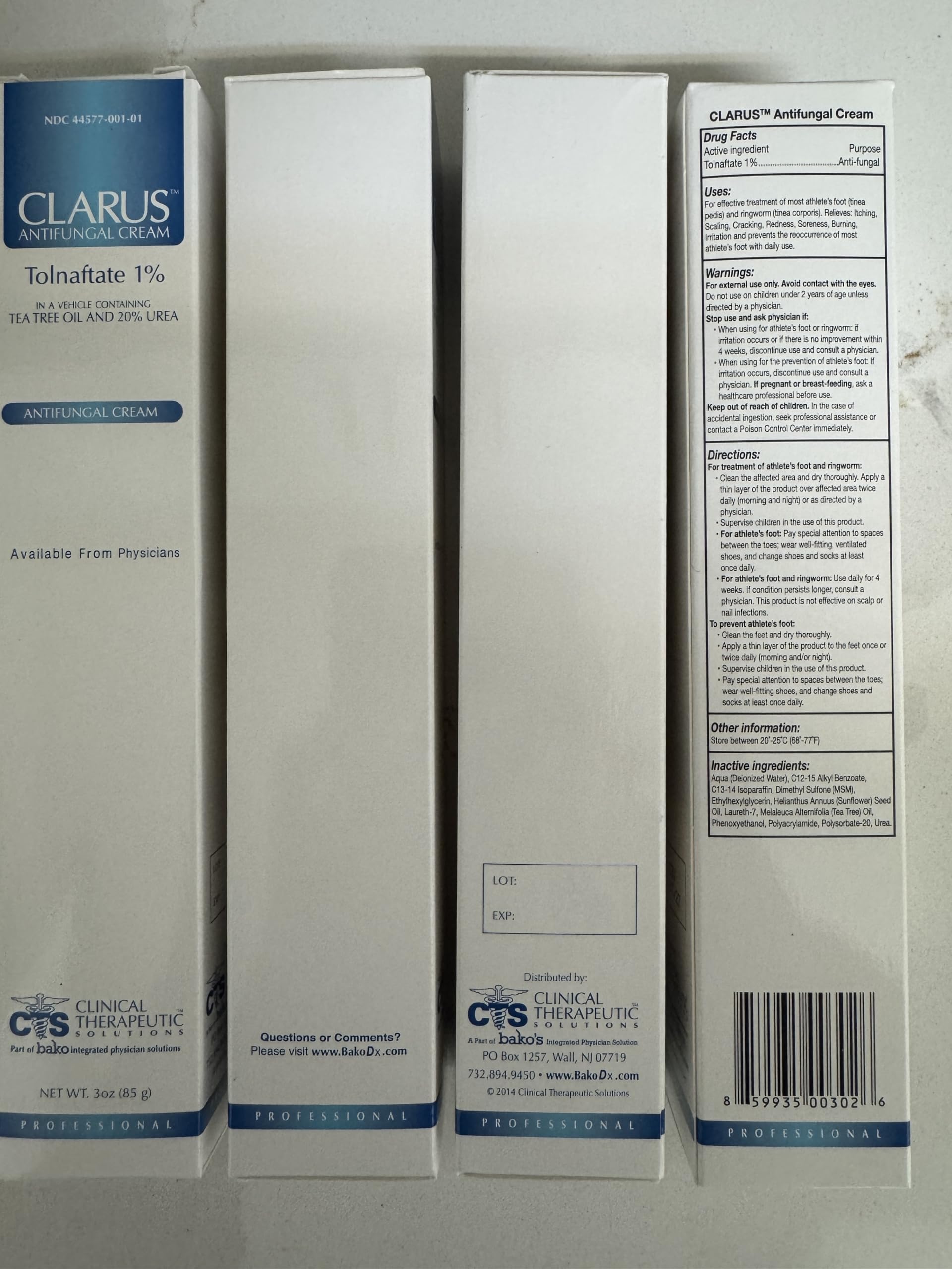 Generic Clars close-up emphasizes a non-greasy finish.