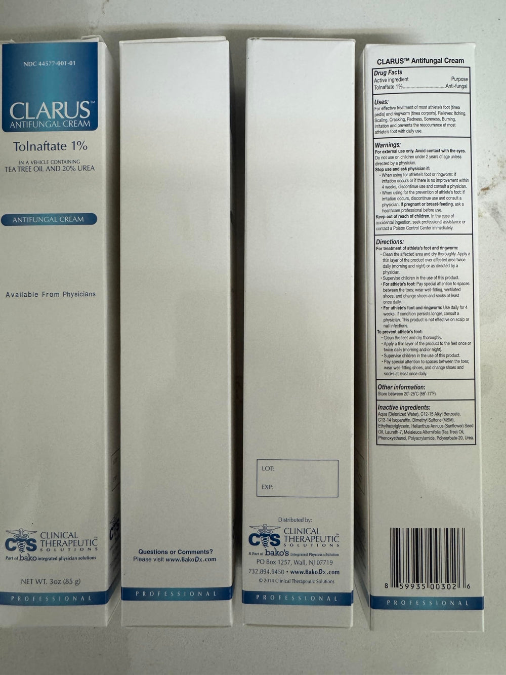 Generic Clars close-up emphasizes a non-greasy finish.