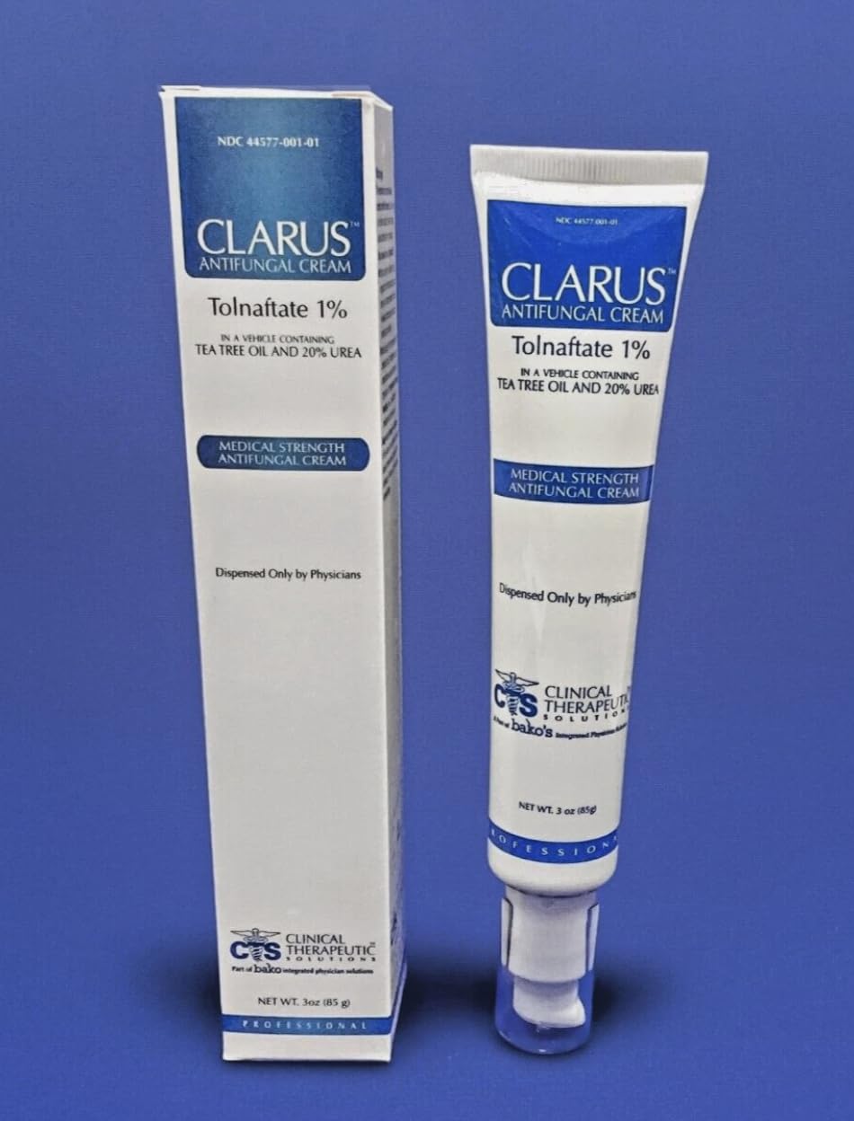 Generic Clars Tolnaftate 1% cream tube for targeted daily care.