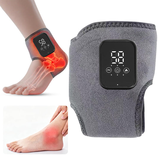 Generic Cordless Ankle Heating Pad top view, portable warmth for on-the-go use