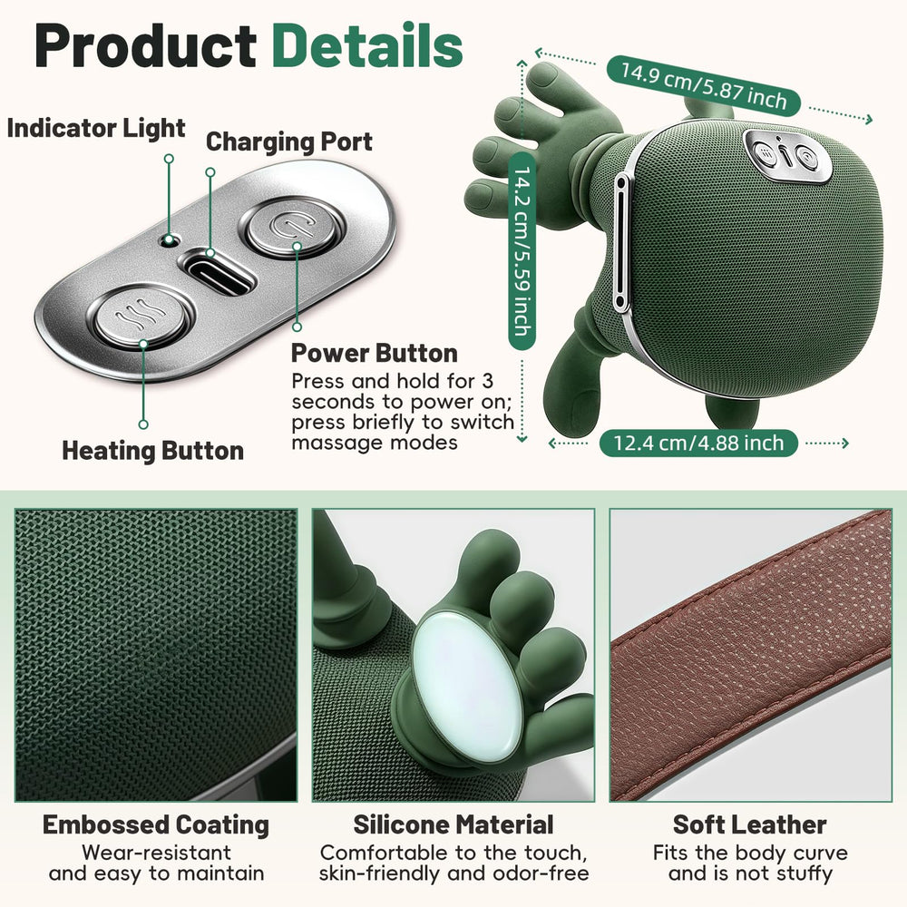 Generic deep-tissue massage device with customizable intensity settings.
