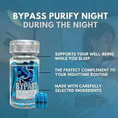 Generic Dendas Purify Night capsules for night-time support and wind-down.