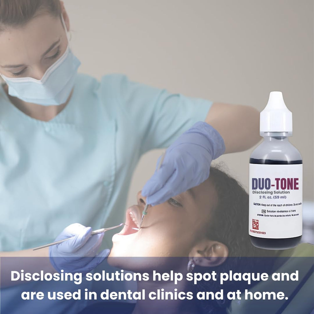 Generic Dental Duo-Tone external-use rinse for safe demonstration