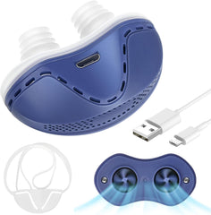 Generic Double Vortex anti snoring device front view highlights dual airflow for quieter nights.