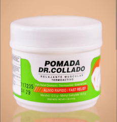 Applying Generic Dr. Collado Analgesic Gel for cooling relief on a sore area
