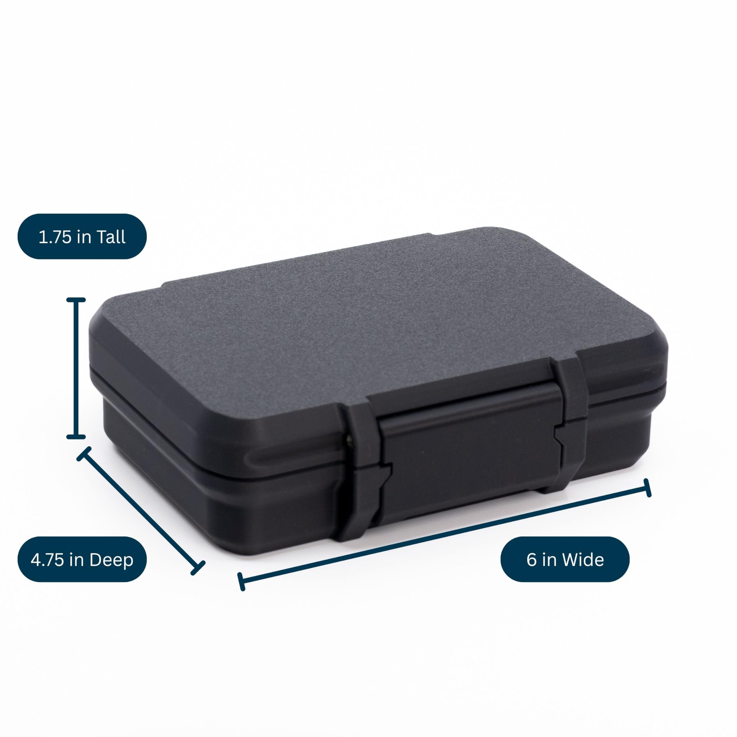 Generic vial case includes skin wipes area for convenient prep