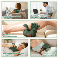 Generic dual-heat therapy massager with adjustable warmth.