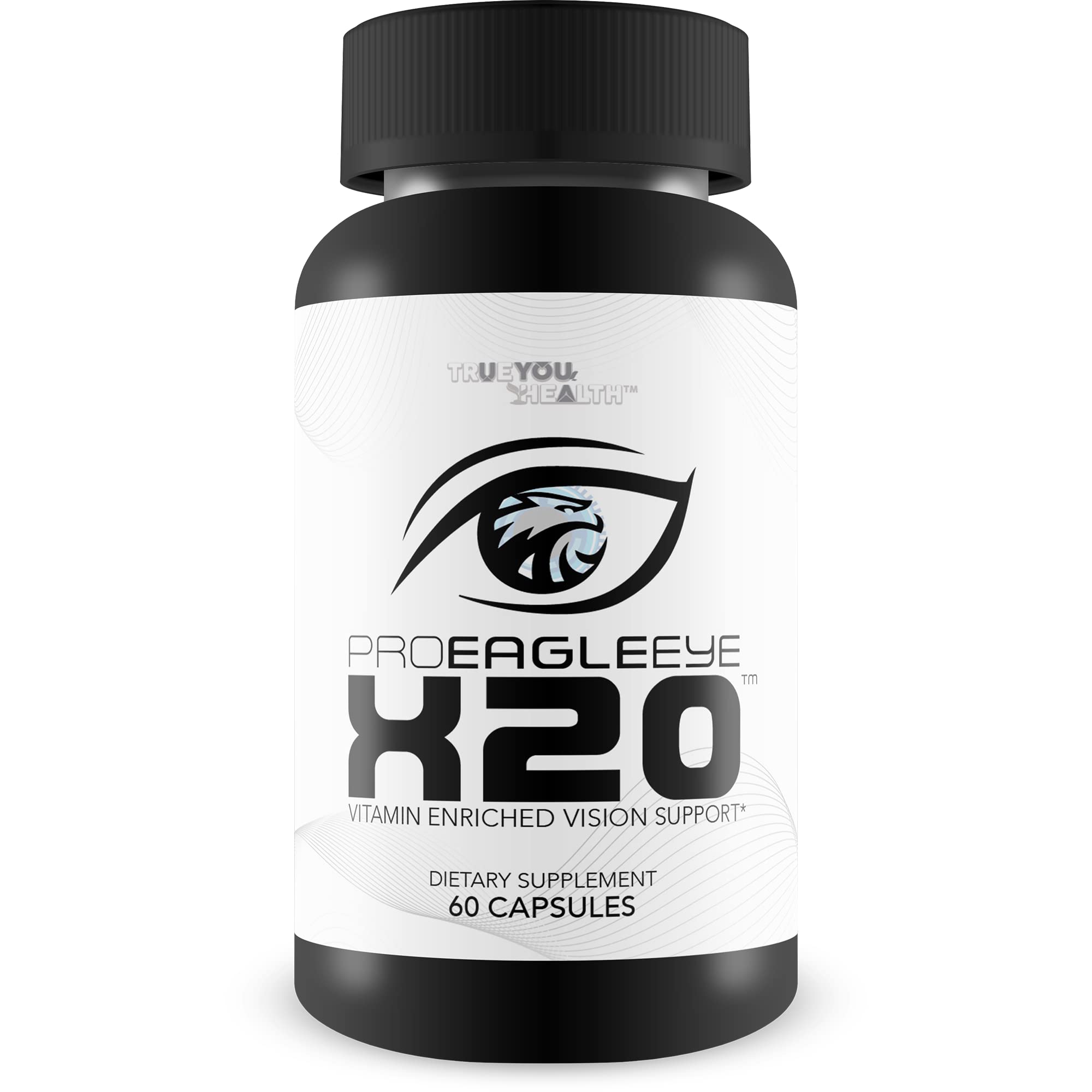 Generic EagleEye X20 bottle supports daily eye health and comfort