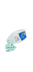 Calcium carbonate 750 mg per tablet for effective neutralization of acid.