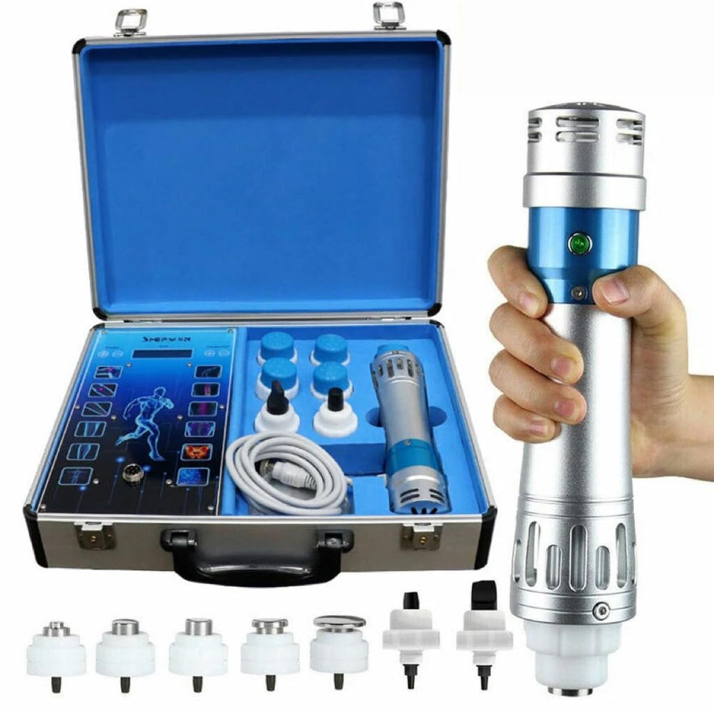 Generic Extracorporeal Shockwave Machine front view for quick muscle relief.