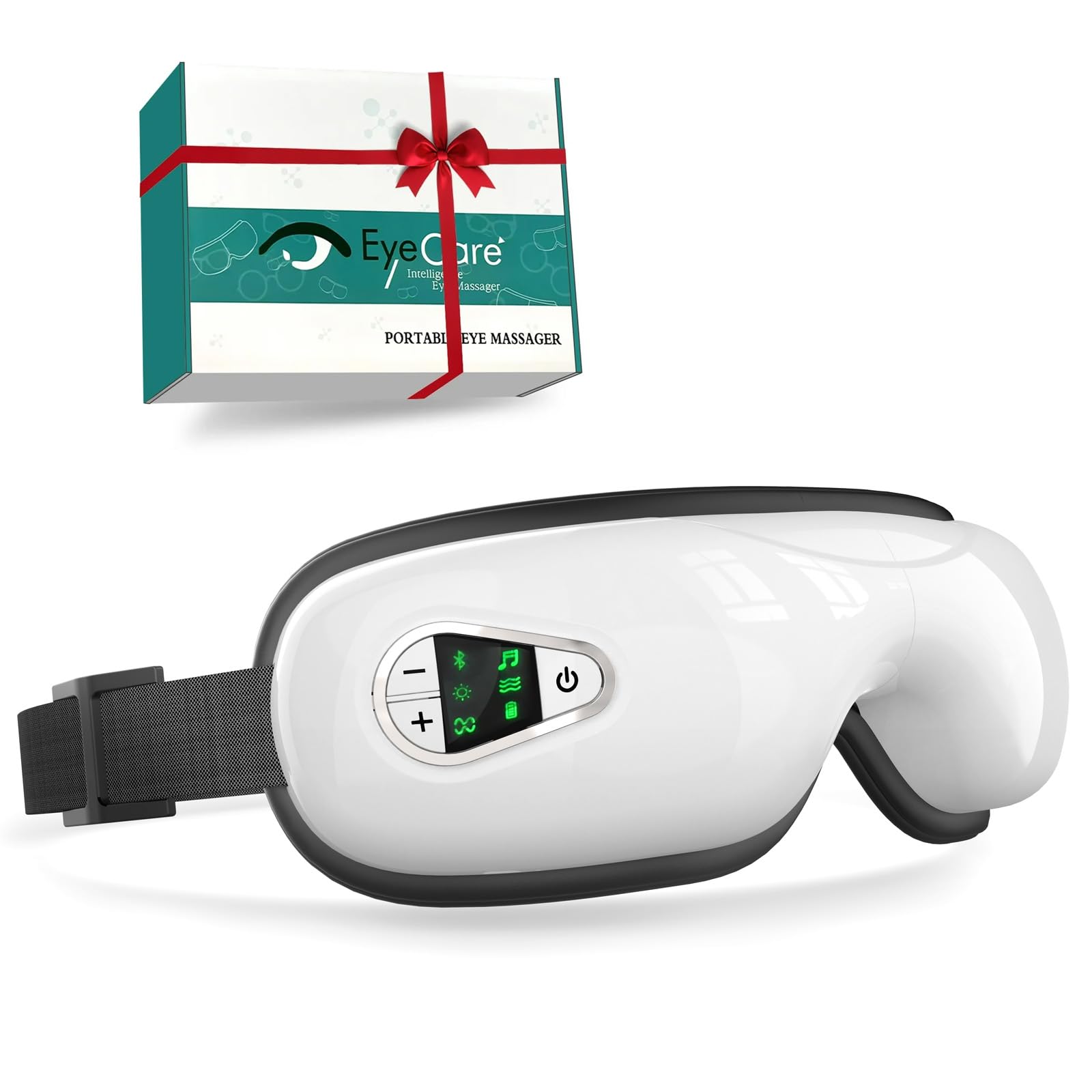 Generic Eye Massager with Heat and Music front view, soothing warmth
