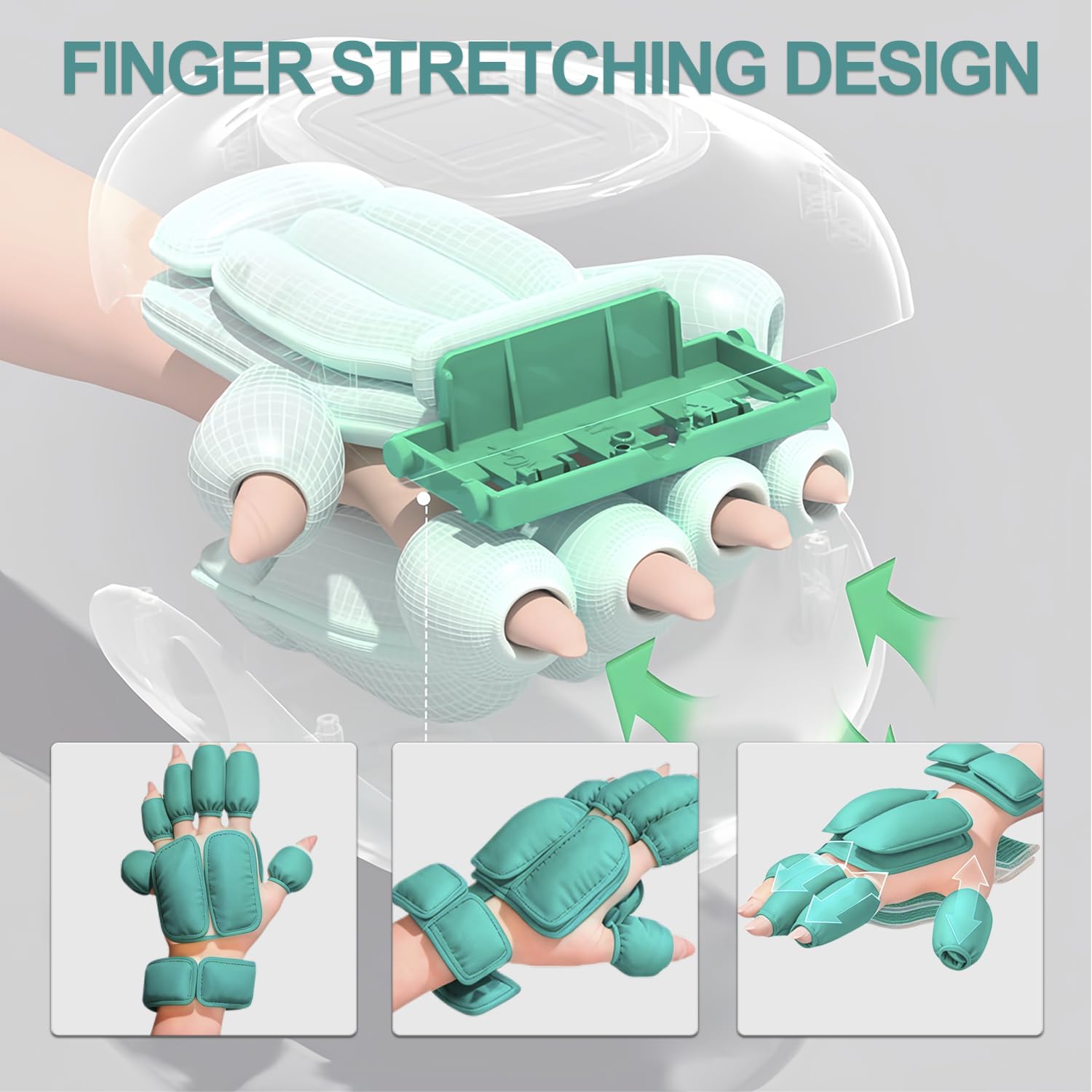 Generic F&G left-right universal design demonstrates easy adjustment for different hands